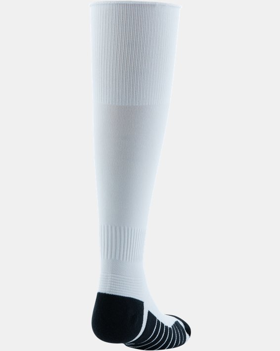 Kids' UA Soccer Over-The-Calf Socks, White, pdpMainDesktop image number 3